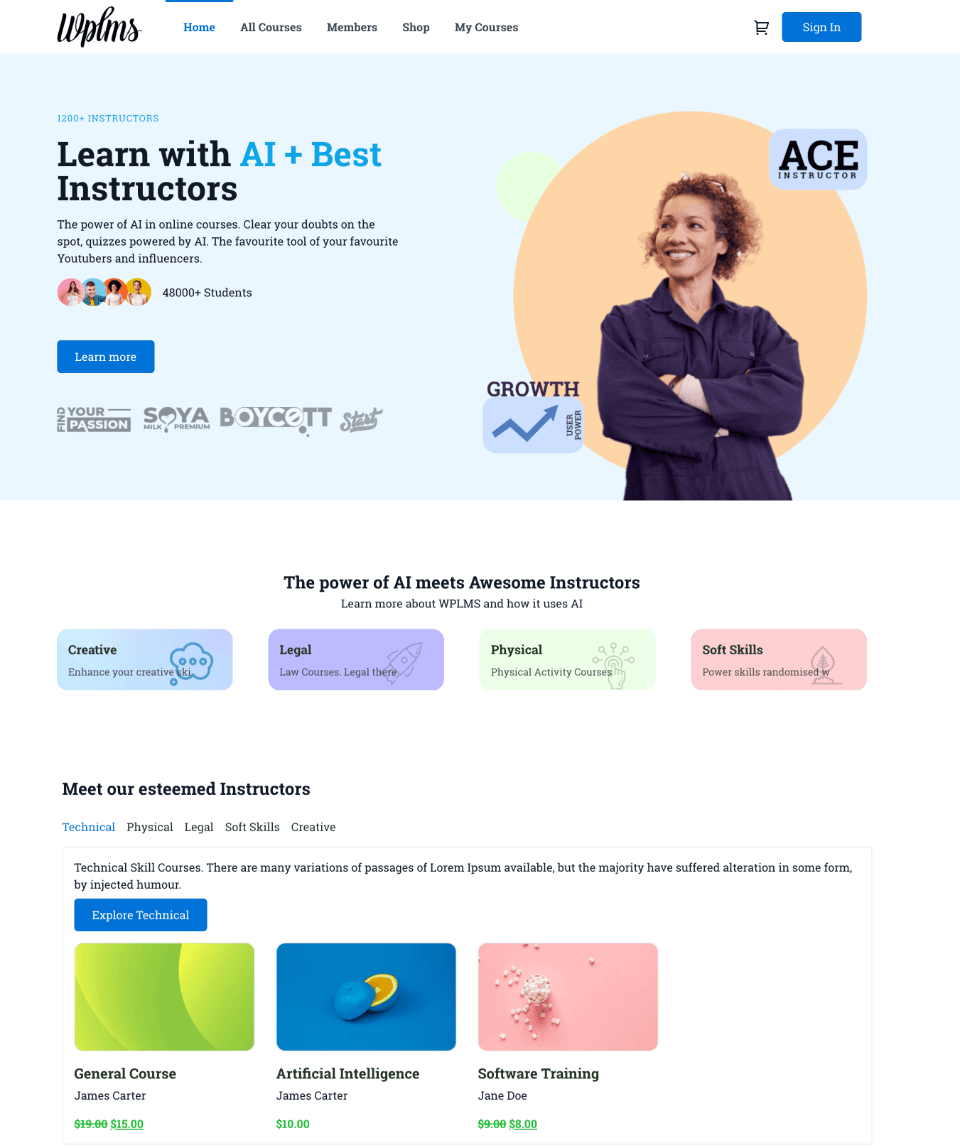 Wordpress Lms Wplms Demos Wordpress Lms Wplms Demos